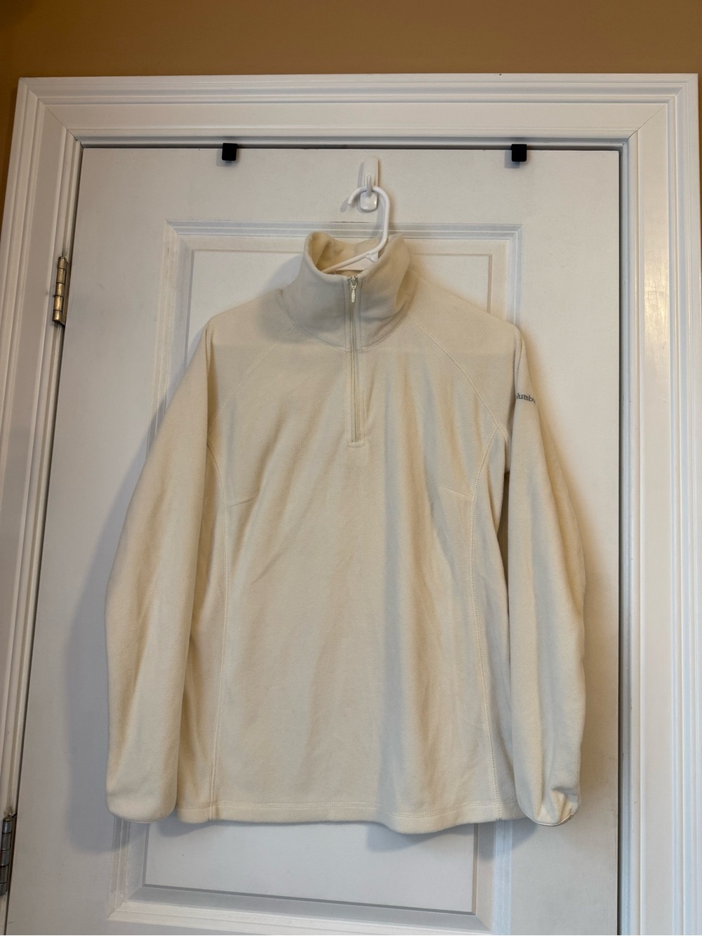 Columbia Cream Men's Quarter-Zip Fleece Pullover